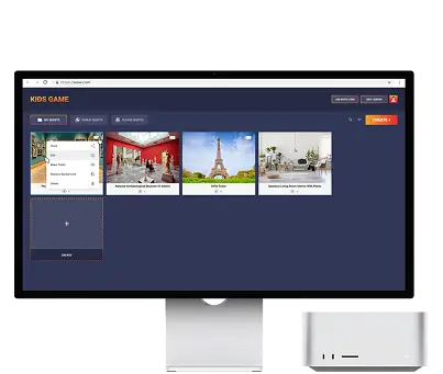 Kids Quest Gaming Web App
